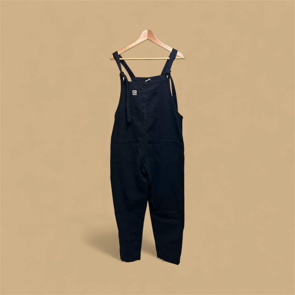Lucy & Yak - Una Cotton Dungarees in Black